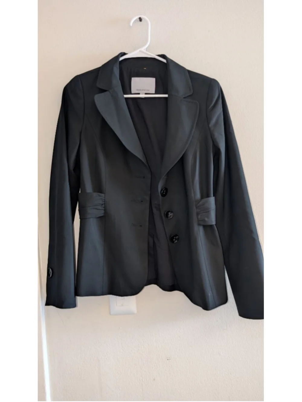 Classiques Entier Black Blazer Jacket Size 2 Women